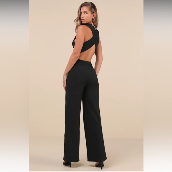 Elegant Lulu’s Black Jumpsuit - Picture 2 of 8
